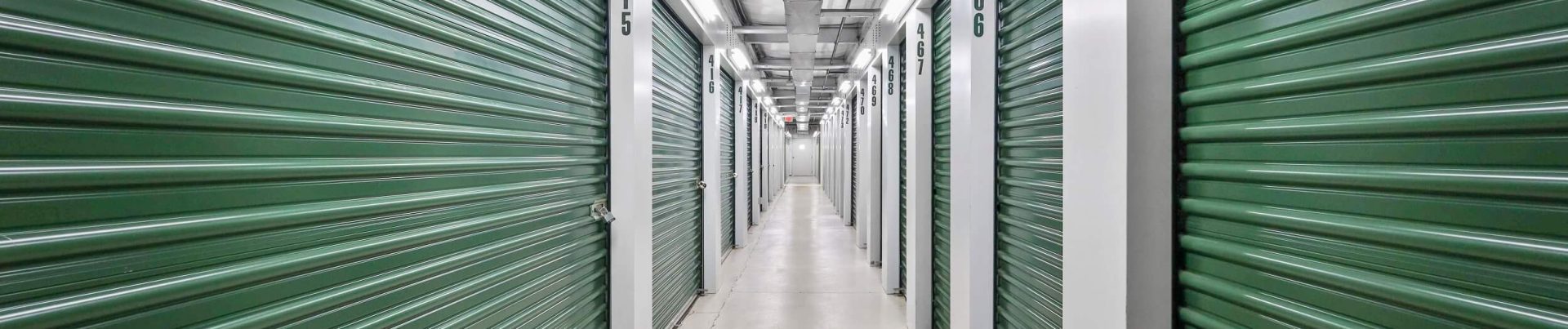 indoor storage units at Storage Sense in Noblesville IN