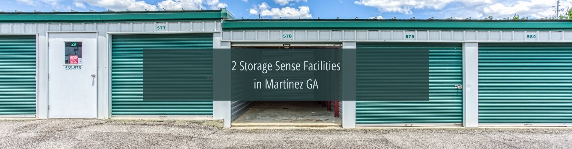 storage facilities Martinez GA