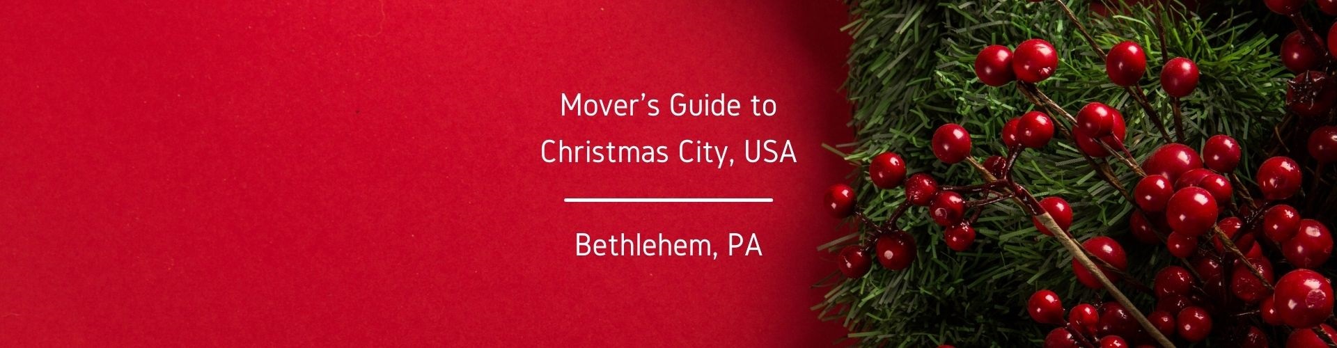 Mover's Guide to Bethlehem PA
